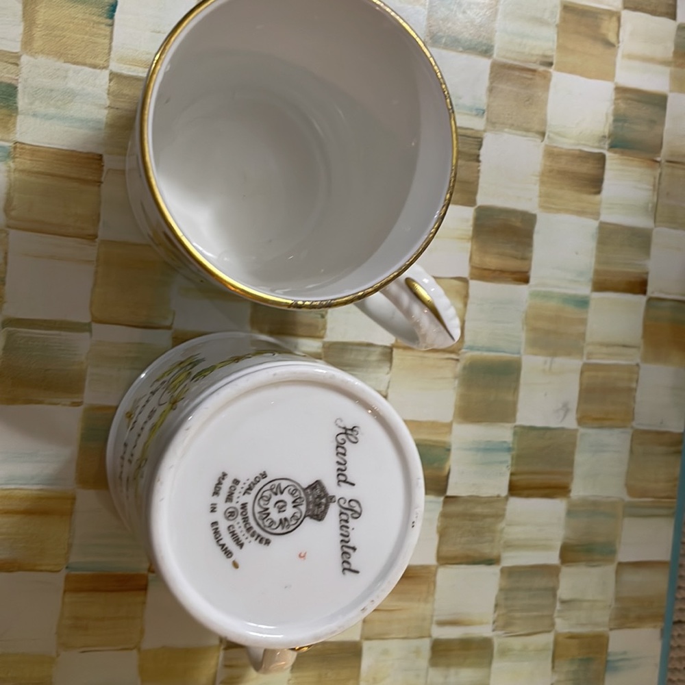 Hand Painted Mugs Bone China Mugs - Picture 3 of 7